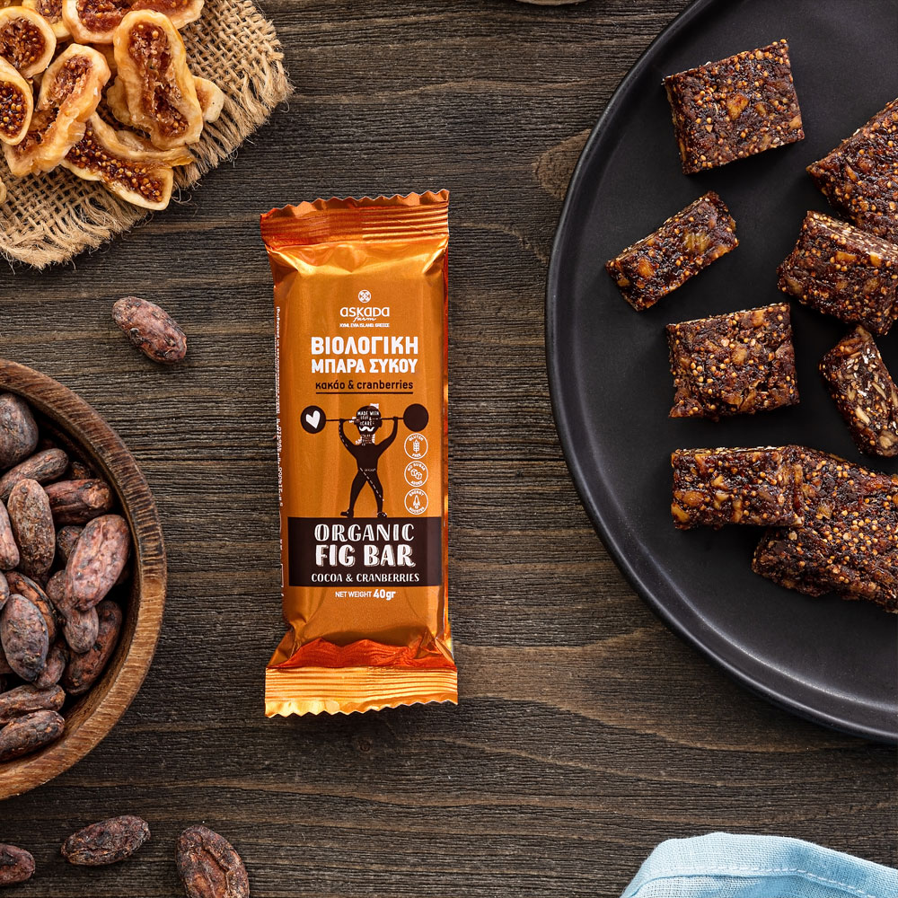 FIKONBAR med Kakao & tranbär 40g - Bild 2