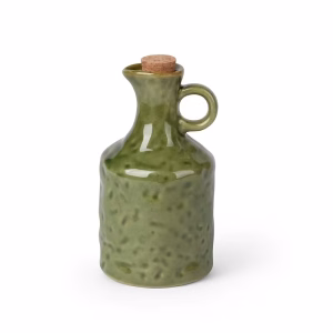Keramisk oljeflaska 400ml | Grön