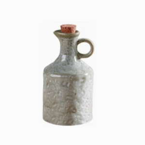 Keramisk oljeflaska 400ml | Ljusgrön