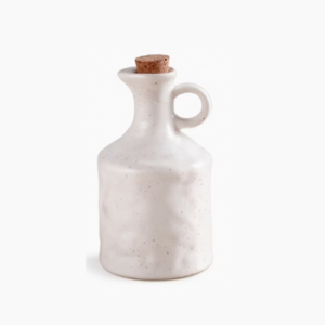 Keramisk oljeflaska 400ml | Vit
