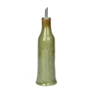 Keramisk oljeflaska – Vintage 400ml | Grön