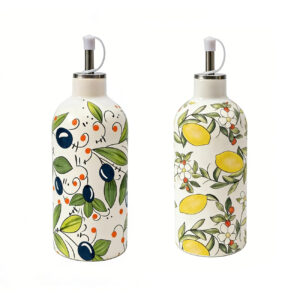 Keramiskt Olja & Vinäger Set 430 ml – 2 delar